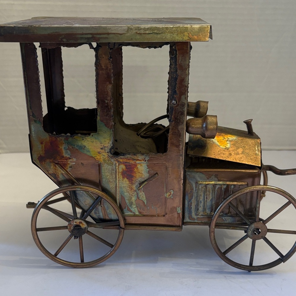 Vintage Metal Carriage Model